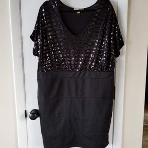 Forever 21 Size Black Sequined Dress